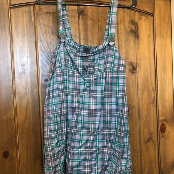 Forever 21 aqua magenta plaid tank - Picture 1 of 2